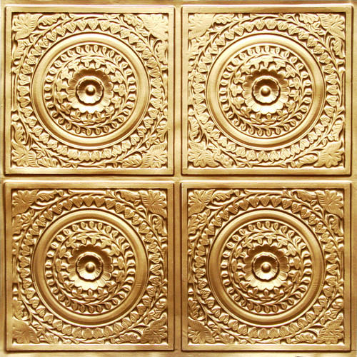 117 - Gold - Glue Up - Decorative Ceiling Tile