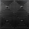 125 - Black - Glue Up - Decorative Ceiling Tile