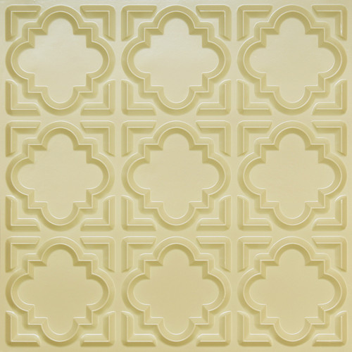 142 - Cream Pearl - Glue Up - Decorative Ceiling Tile