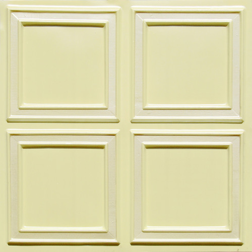145 - Cream / Pearl - Glue Up - Decorative Ceiling Tile
