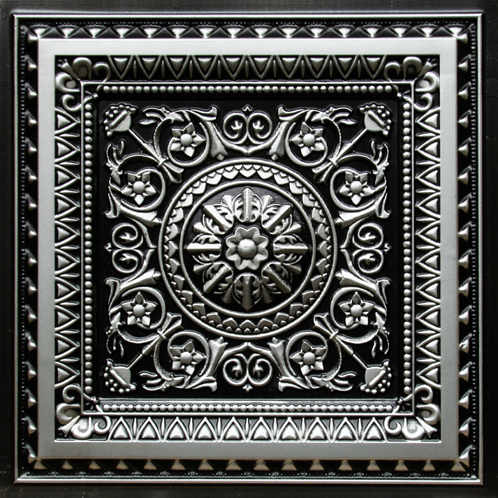 Faux Tin Decorative Pvc Ceiling Tile 2 X 2 25 Pack Antique