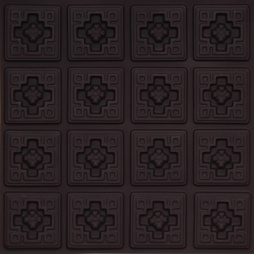103 - Black - Glue Up - Decorative Ceiling Tile