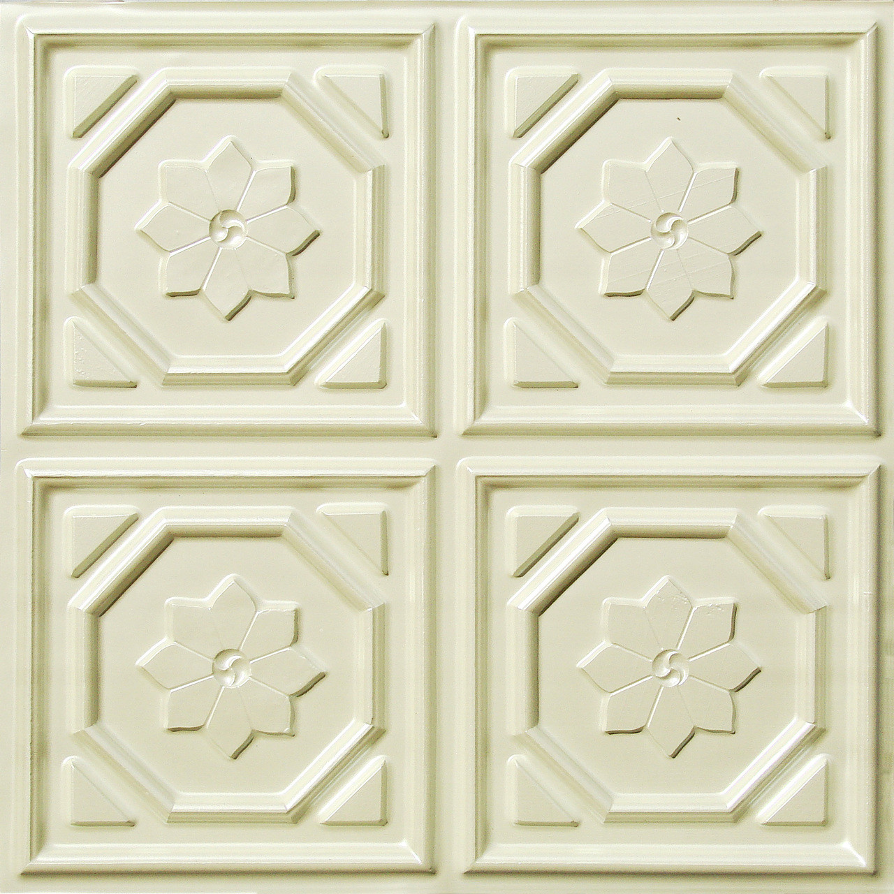 104 Cream Pearl Glue Up Decorative Ceiling Tile