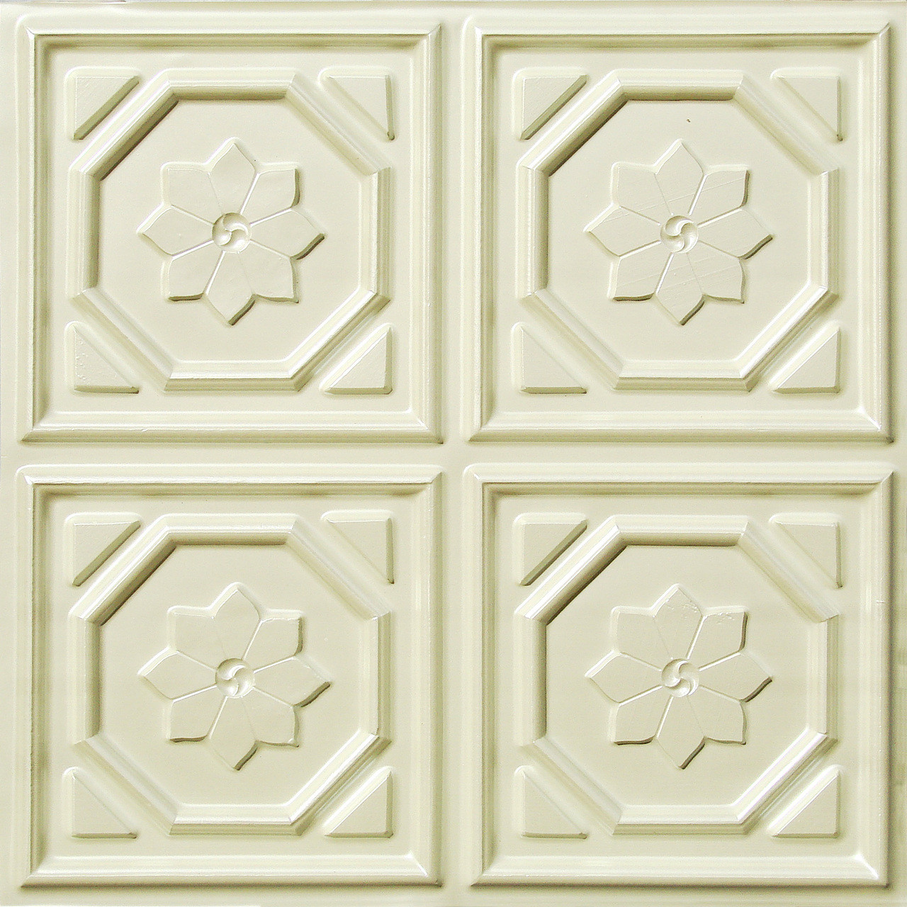 104 Cream Pearl Glue Up Decorative Ceiling Tile