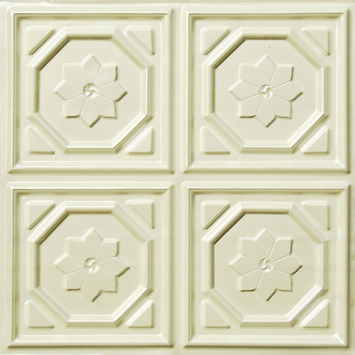 104 - Cream Pearl - Glue Up - Decorative Ceiling Tile