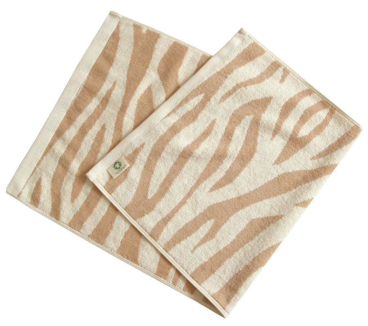Organic Face Towel (Brown Zebra) - JOHN N TREE Organic