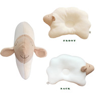 Baby Protective Pillow ✤ (3D Air Mesh) Cream Cloud Lamb