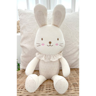 Chubby Cheeks Frill Bunny (Natural) (16.5 in)