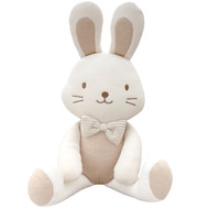Chubby Cheeks Bow Tie Bunny (Natural) (16.5 in)