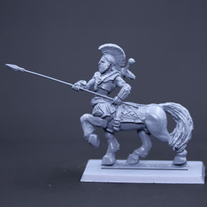 Centaur armored advancing with spear