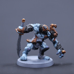 Ogre gladiator Trax with sword 2