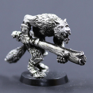 Werewolf pirate with club