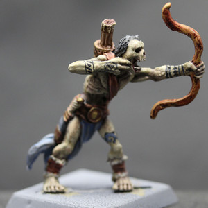 Undead barbarian firing bow