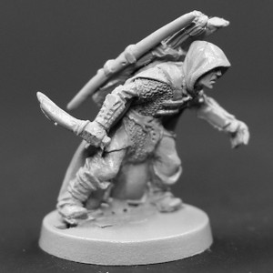 Assassin with dagger sneaking