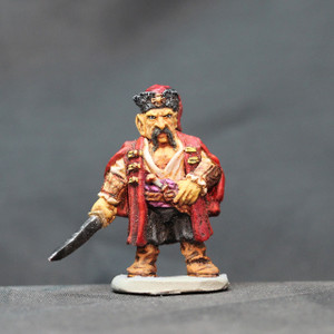 Dwarven male Cossack Chieftan with sword