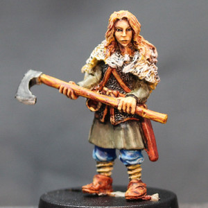 Viking female with great axe