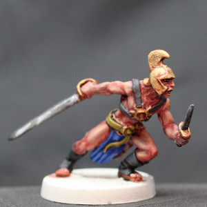 Dead Earth Red Man sneaking with sword and dagger 7