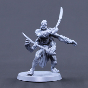 Wasteland Mutant attacking with two swords