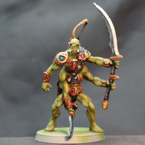 Wasteland Mutant ready with polearm and dagger