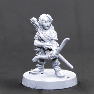 Female Dwarf with bow