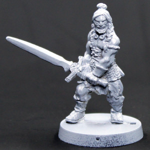 Konor male Barbarian with great sword