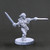 Khristine Female barbarian with two swords attacking
