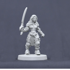 Female Barbarian Soldier