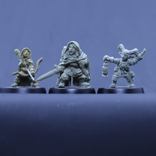 Gnome Ranger, Dwarf Thief, Gnome Alchemist