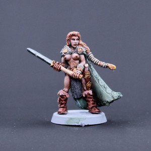 Northern Barbarian female with great sword
