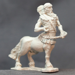 Centaur armored readying bow