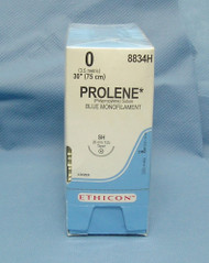 Ethicon 8834H Prolene Suture, 0, 30", SH Taper Needle