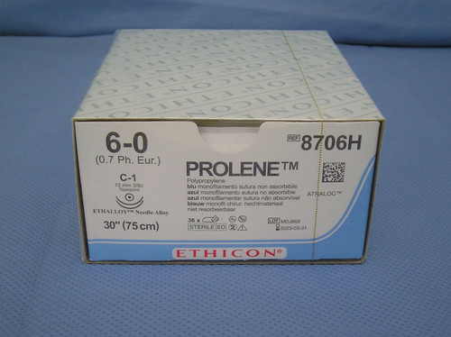 Ethicon 8706H 6-0 Prolene suture