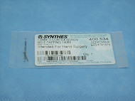 Synthes 400.534 1.0mm Titanium Cortex Screw, Self Tapping, 14mm