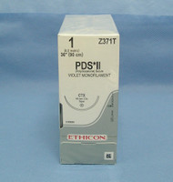 Ethicon Z371T, PDS II Suture, 1, Violet, 36", CTX taper needle