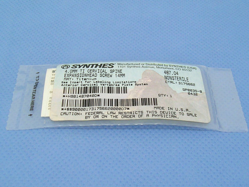 Synthes 4.0mm Cervical Spine Expansionhead Screw
