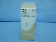 Ethicon Suture 811H Chromic Gut, 2-0, 27", CT-1 Taper Needle
