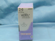 Ethicon J266H, Vicryl Suture, 2-0, 27", CP-1 Reverse Cutting Needle