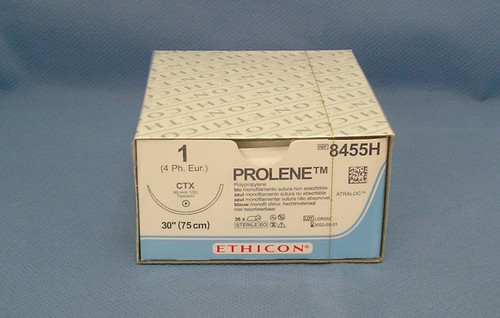Ethicon Suture 8455H Prolene, 1, 30