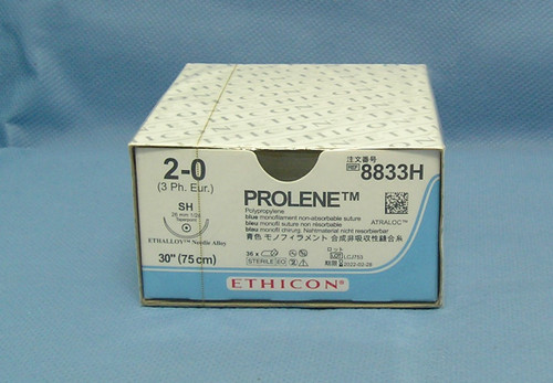 Ethicon 8833H Prolene suture