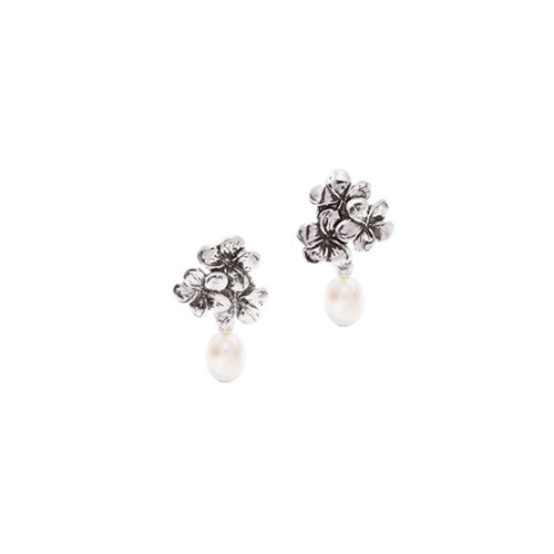 Plumeria Flower Earrings
