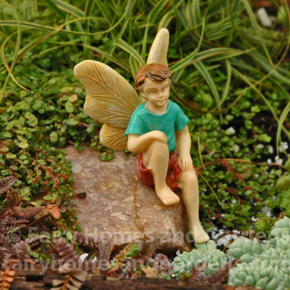 Fairy Garden Mini Fairytale Sitting Fairies Set of 2