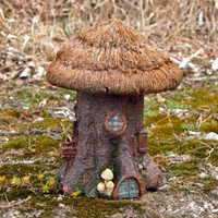 Thatched Roof Fairy Cottage