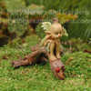 Pixie with Baby Dragon on Branch (front view)