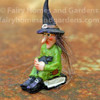 Miniature Witch Dressed in Green