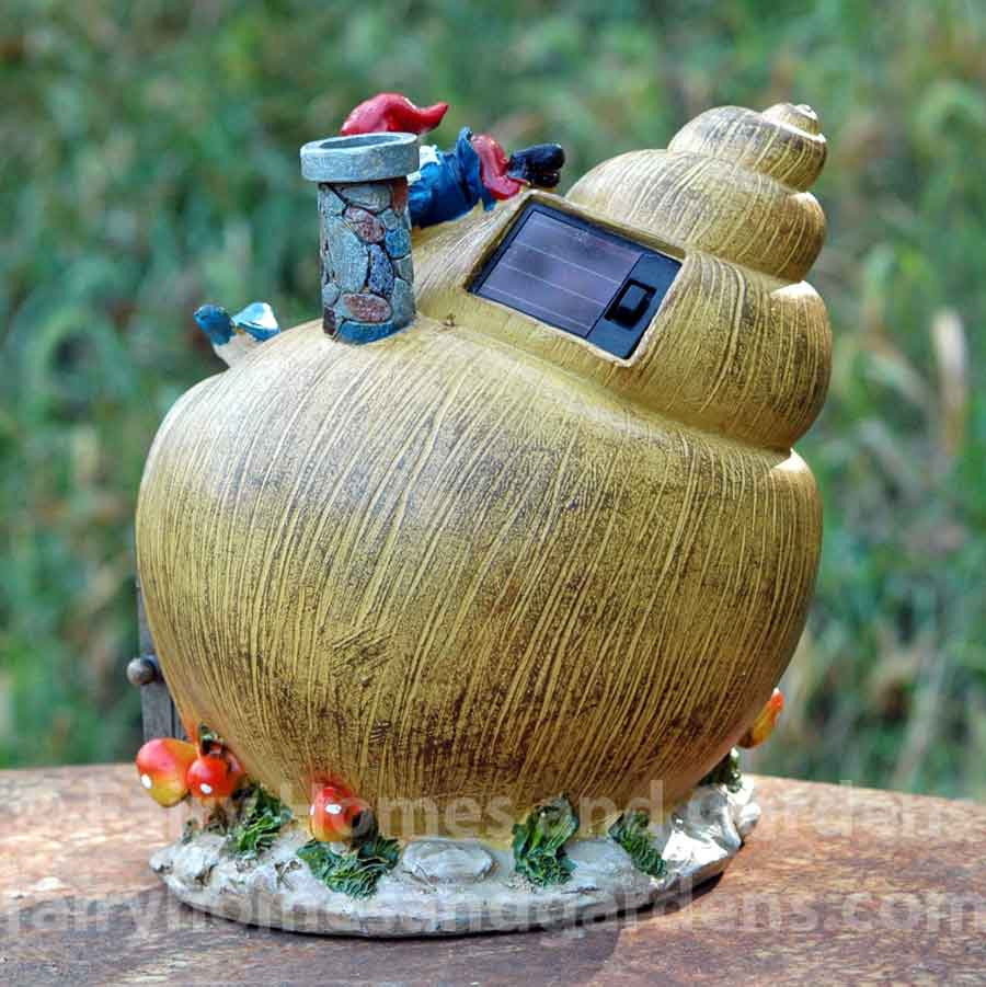 Solar Powered Gnome House Fairy Cottages