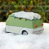 Miniature LED Christmas Camper - Back View