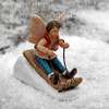 Miniature Fairy Boy on Toboggan
