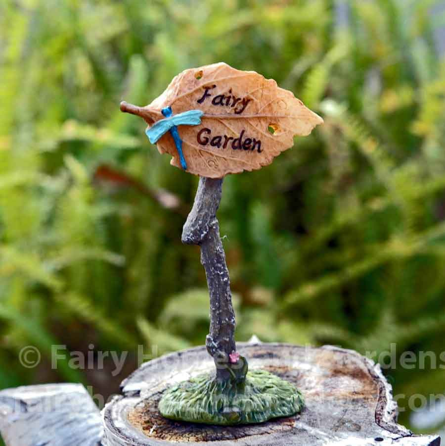 Mermaids Welcome Sign for Miniature Garden Fairy Garden 