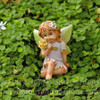 Miniature Spring Fairy Tale Fairy with Flowers