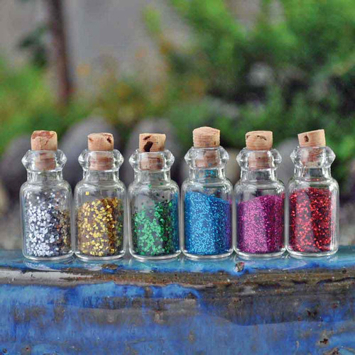 Miniature Bottles of Pixie Dust - Set of Six